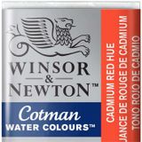 Winsor & Newton Cotman Cadmium Red Hue 95 Yarım Tablet Sulu Boya