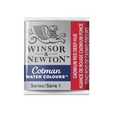 Winsor & Newton Cotman Sulu Boya Yarım Tablet Cadmium Red Deep Hue 098 Renkli 1 Parça
