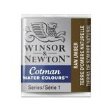 Winsor & Newton Cotman Sulu Boya Yarım Tablet Raw Umber 554 Renkli Boya Sarf Malzemeleri