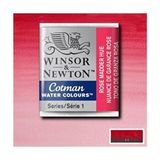 Winsor & Newton Cotman Sulu Boya Yarım Tablet Rose Madder Hue 580 - Pembe