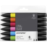 Winsor & Newton Güçlü Tonlar 6'lı ProMarker Seti