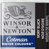Winsor Newton Ivory Black 331 Yarım Tablet Sulu Boya