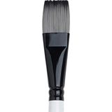 Winsor & Newton Professional Akrilik Uzun Sap Sentetik One-Stroke Fırçası No:3/4