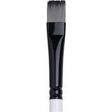 Winsor & Newton Professional Akrilik Uzun Saplı Sentetik Kısa Yassı Fırça No:10