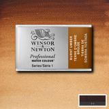 Winsor & Newton Professional Sulu Boya Tam Tablet Burnt Umber 076 S.1