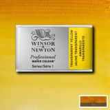 Winsor & Newton Professional Sulu Boya Tam Tablet Transparent Yellow 653 S.1