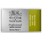 Winsor Newton Professional Tam Tablet Olive G.447 S.1 Sulu Boya