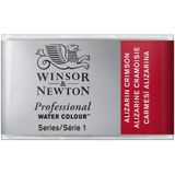 Winsor & Newton Professional Water Colour, suluboya 1/1 Gözlü, Alizarinkarmesin, 3,3 x 2,3 x 1,3 cm