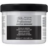Winsor & Newton Profesyonel Akrilik, Akrilik Boya 237 ml Tüp, Yüksek kapatma gücü, Sanatçı kalitesi, titanyum beyaz, akrilik, UV-Firnis Glänzend, Firnis - 450ml Flasche