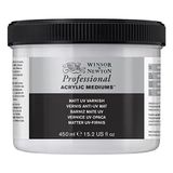 Winsor & Newton Profesyonel Akrilik, Akrilik Boya 237 ml Tüp, Yüksek kapatma gücü, Sanatçı kalitesi, titanyum beyaz, akrilik, UV-Firnis Matt, Firnis - 450ml Flasche
