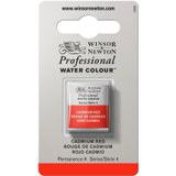 Winsor & Newton Profesyonel Sulu Boya Boyası, Yarım Tava, Kadmiyum Kırmızısı