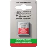 Winsor & Newton Profesyonel Sulu Boya Boyası, Yarım Tava, Kadmiyumsuz Kırmızı