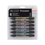 Winsor Newton Promarker 6 Renk Pastel Tones Set Pastel Tonlar Kalem Seti