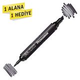 Winsor & Newton Promarker Black XB30 Çift Taraflı Grafik Marker Kalem