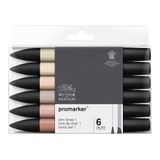 Winsor Newton Promarker Ten Renkleri 1 6 Renk Grafik Kalemi