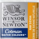 Winsor & Newton Raw Sienna 552 Yarım Tablet Sulu Boya