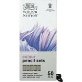 Winsor & Newton : Studio Collection : Renkli Boya Kalem Seti : 50 Renk (Metal Kutu)