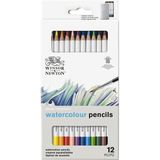 Winsor & Newton : Studio Collection : Sulu Boya Renkli Kalem Seti : 12 Renk (Metal Kutu)
