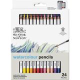 Winsor & Newton Studio Collection Watercolour Pencil Set (Metal Kutulu 24 x Sulu Boya Kalem) - Çok Renkli