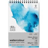 Winsor & Newton Sulu Boya Bloknotu Spiralli Soğuk Baskı 300GR 12 Sayfa 18X25CM