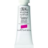 Winsor & Newton Tasarımcıları Guache, en iyi sanatçı boyası, örtücük, yüksek kaliteli pigmentler, Bengalisch Rosa, 14 ml