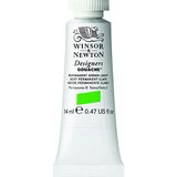 Winsor & Newton Tasarımcıları Guache, en iyi sanatçı boyası, örtücük, yüksek kaliteli pigmentler, Kalıcı Açık Yeşil, 14 ml