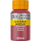 Winsor & Newton Winsor&Newton Galeria Akrilik Boya, 500ml, Permanent Alizarin Crimson 466