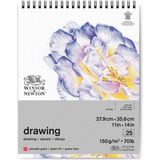 Winsor & Newton W&n Çizim Bloknotu Spiralli Dokusuz 150GR 28X36CM 25YAPRAK