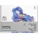 Winsor & Newton W&n Çizim Bloknotu Spiralli Hafif Dokulu 150GR 46X61CM 25YAPRAK