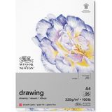 Winsor & Newton W&n Çizim Bloknotu Yapışkanlı Dokusuz 220GR A4 25YAPRAK