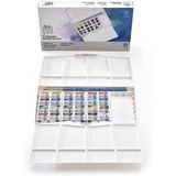 Winsor&Newton Cotman 24 Adet Yarım Tablet Plus Sulu Boya Seti