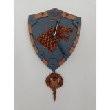 Winter Coming Stark Sallanır Sarkaçlı Duvar Saati