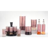 Winterbach 14 Parça Metal Cam Baharat Mutfak Takımı H4185 Rosegold