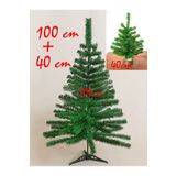 Winterfest 100 Cm Ve 40 Cm Yılbaşı Çam Ağacı 90 Adet Uzun Gür Dallı