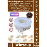 Wintoup #bant Kendinden Yapışkanlı Şeffaf Silikon Isı Ses Yalıtım 3 Metre Kapı Pencere Rüzgar Izolasyon Bant - Çok Renkli