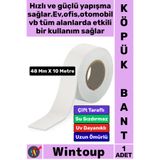 Wintoup #Bant Profesyonel İç Mekan Süper Güçlü Yapışkan Metal Plastik Duvar Ahşap Boru Araç İçi Vidaya Alternatif Çok Yönlü Kullanım 48 Mm X 10 Metre Çift Taraflı Köpük Bant 1 Adet