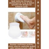 Wintoup #BanyoAksesuar Yaşlı Sağlık Sorunu Tıraş Bakımı Kaydırmaz Pedallı Dayanıklı Şık Duş Ayak Dayanağı