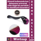Wintoup #dermaroller Titanyum 540 Iğne Cilt Bakım Aleti Anti Aging Leke Giderici Derma Roller System 0.5 mm - Çok Renkli