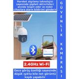 Wintoup Dış Mekan Ofis Iş Yeri Mobil Bildirim Hareket Algı 2.4ghz Wi-Fi Güneş Enerjili Şık Güvenlik Kamerası