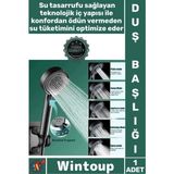 Wintoup #duşbaşlığı Lüks Mat Su Tasarruflu Modern Banyo Aksesuar Dayanıklı Kalite Şık 5 Kademeli Duş Başlığı - Tek Ebat