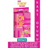Wintoup Eğlenceli Yılbaşı Parti Sevgili Grup Arkadaş Ortamı Içki Kart Oyunu Fondip Mini-Kız Kıza 55 Kart - Standart