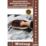Wintoup #eldiven Nano Yün Mikrofiber Araç Ev Ofis Cam Mutfak Toz Alma Temizlik Hassas Araba Yıkama Eldiveni - Tek Ebat