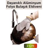 Wintoup Esnek Yağ Kir Temizleyici Alüminyum Bulaşık Eldiveni 2 Çift