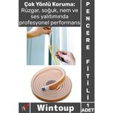 Wintoup #fitil 9 Metre Pencere Izolasyon Bandı Yapışkanlı Cam Isı Yalıtım Süngeri Rüzgar Soğuk Kesici Fitil - Çok Renkli - Tek Ebat