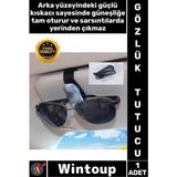 Wintoup #gözlüktutacağı Araç Içi Güneşlik Mandallı Kartvizit Tutucu Plastik Klipsli Araba Gözlük Tutacağı - Tek Ebat