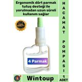 Wintoup #hacamat Profesyonel Manuel Vakumlu Kupa Terapi Ekipmanı Sağlam Hijyenik 4 Parmak Hacamat Pompası - Çok Renkli