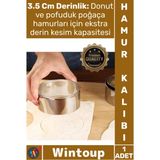 Wintoup #hamurkalıbı Paslanmaz Çelik 7.5 cm Kesicisi Profesyonel Yuvarlak Mantı Şeker Hamuru Kesme Kalıbı - Çok Renkli - Tek Ebat