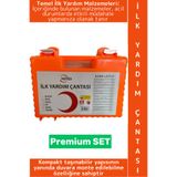 Wintoup #ilkyardımçantası Premium Trafik Ev Ofis Iş Yeri Duvara Monte Edilebilir Tam Dolu Ilk Yardım Çantası