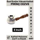 Wintoup Isı Iletkeni Kolay Temizlenir Estetik Dekoratif Türk Kahvesi Pirinç Cezve 3 Inch - Özel Yüksek Kalite Isı İletkeni Kolay Temizlenir Estetik Dekoratif Türk Kahvesi Pirinç Cezve 3 Inch - Bakır