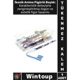 Wintoup #kalem Koleksiyon Ofis Çocuk Okul Hediyelik Ergonomik Yazı Karakter Şık Anime Figür Tükenmez Kalem - Tek Ebat